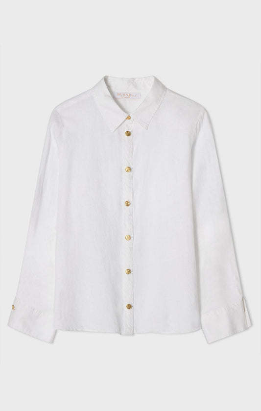 Busnel Nenna Blouse White Linen