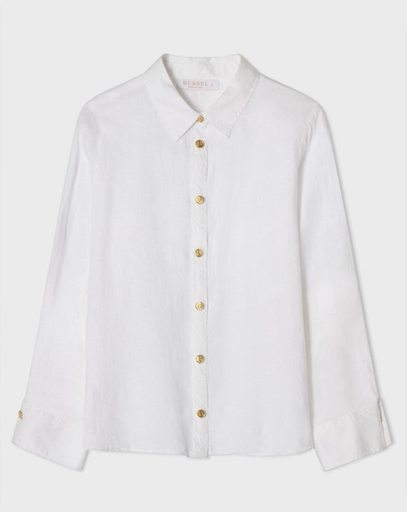 Busnel Nenna Blouse White Linen