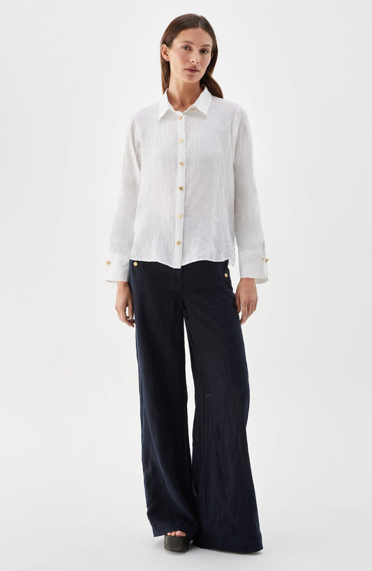 Busnel Nenna Blouse White Linen