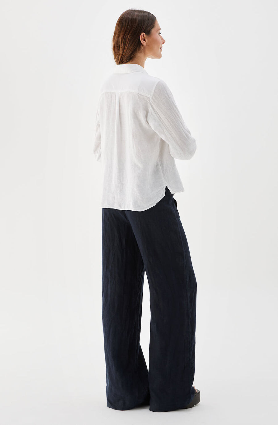 Busnel Nenna Blouse White Linen