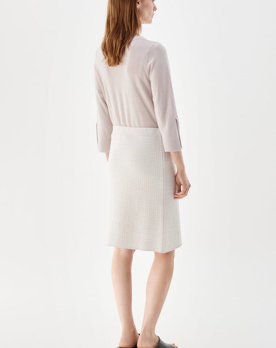 Busnel Minelle Pepita Skirt Light Rose
