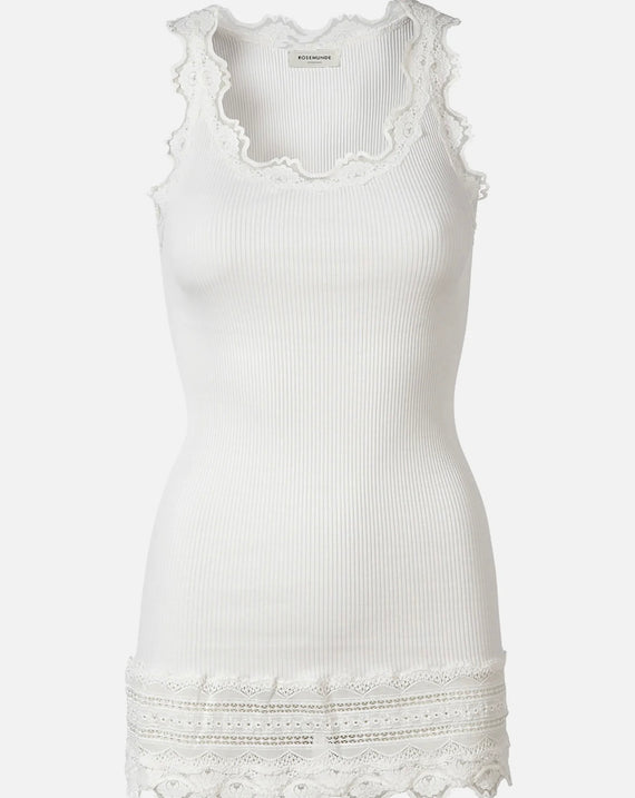 Rosemunde Silk Top New White