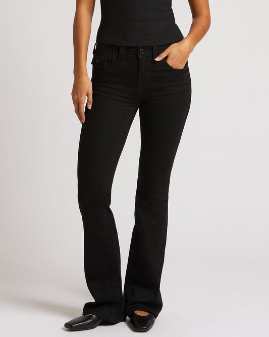 True Religion Becca Mid Rise Bootcut black