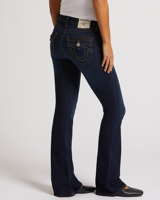 True Religion Becca Mid Rise Bootcut Flap muddy waters