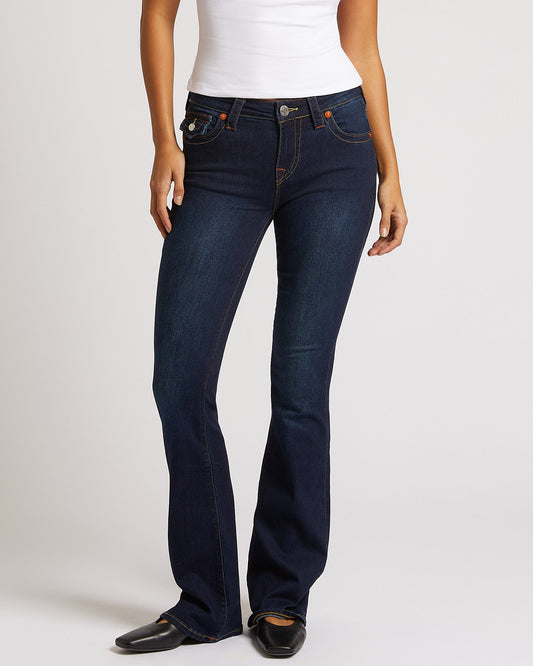 True Religion Becca Mid Rise Bootcut Flap muddy waters