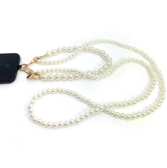 IN SUNNY MOOD Lolly Double Deco Strap Pearl Gold