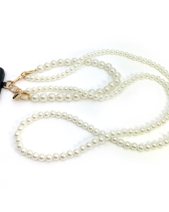 IN SUNNY MOOD Lolly Double Deco Strap Pearl Gold