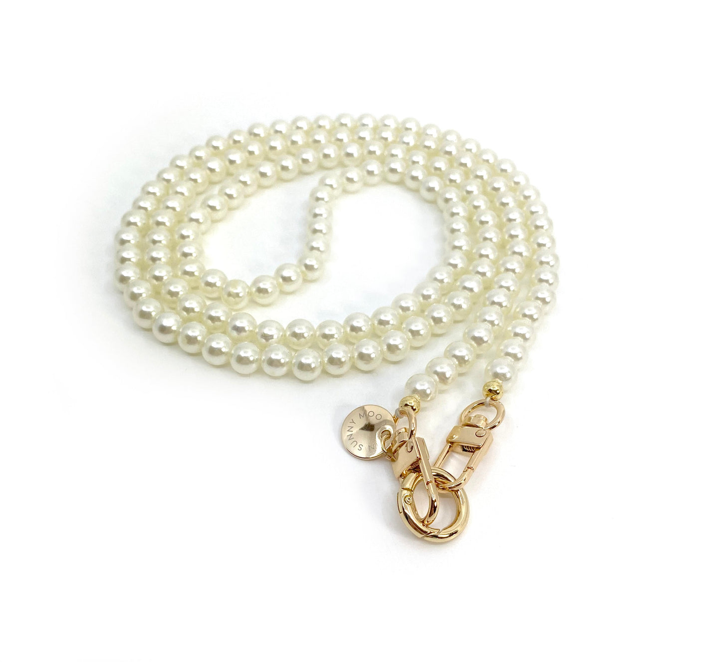 IN SUNNY MOOD Milla Deco Strap Pearl Gold