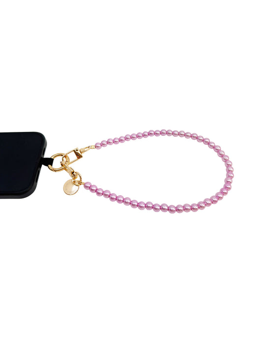 IN SUNNY MOOD Cora Bead Wristet Light Pink