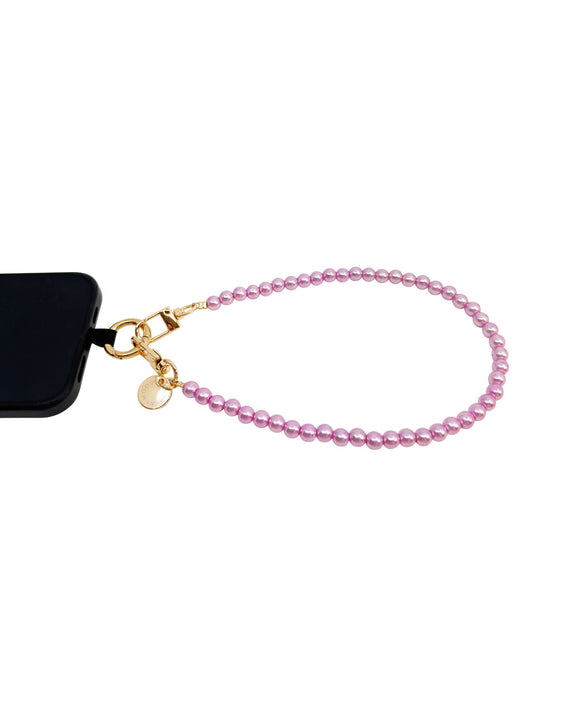 IN SUNNY MOOD Cora Bead Wristet Light Pink