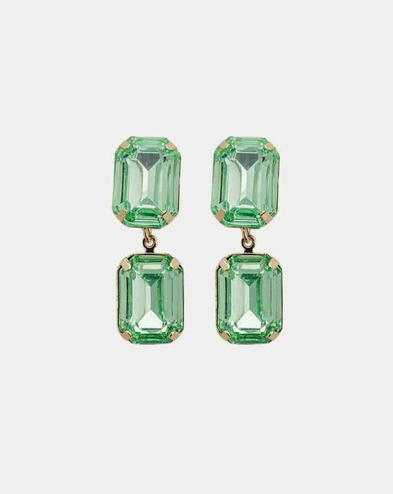 Bow 19 Liz Earrings Soft Green