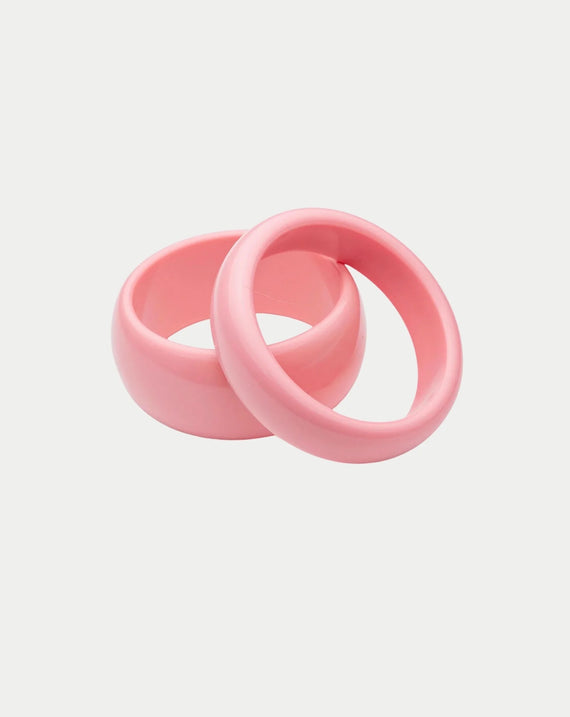 Bow 19 Big Bracelet 2 Set Light Pink