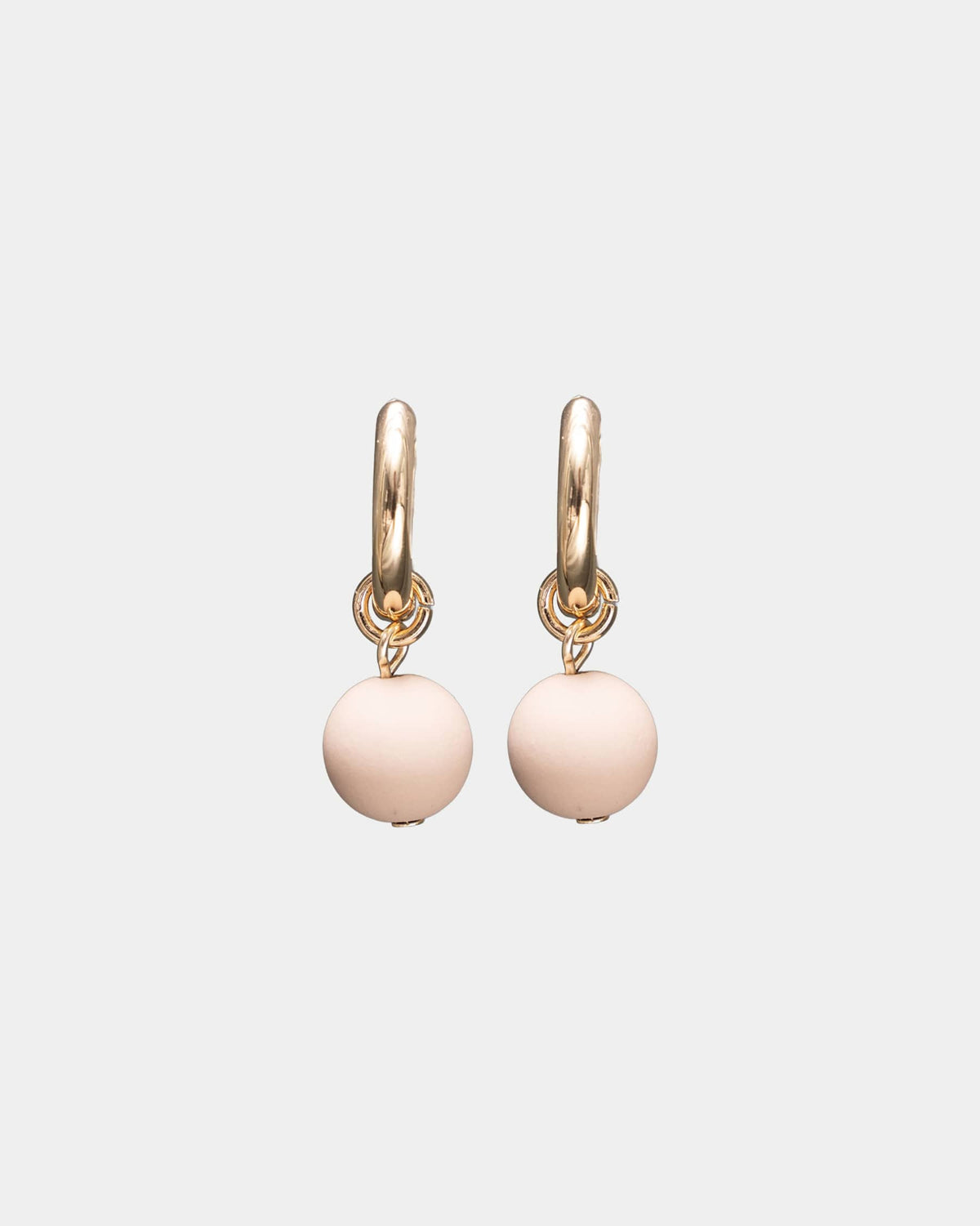Bow 19 Colette Earrings Mat Beige