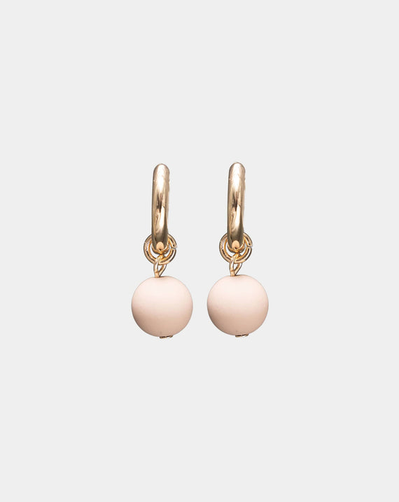 Bow 19 Colette Earrings Mat Beige