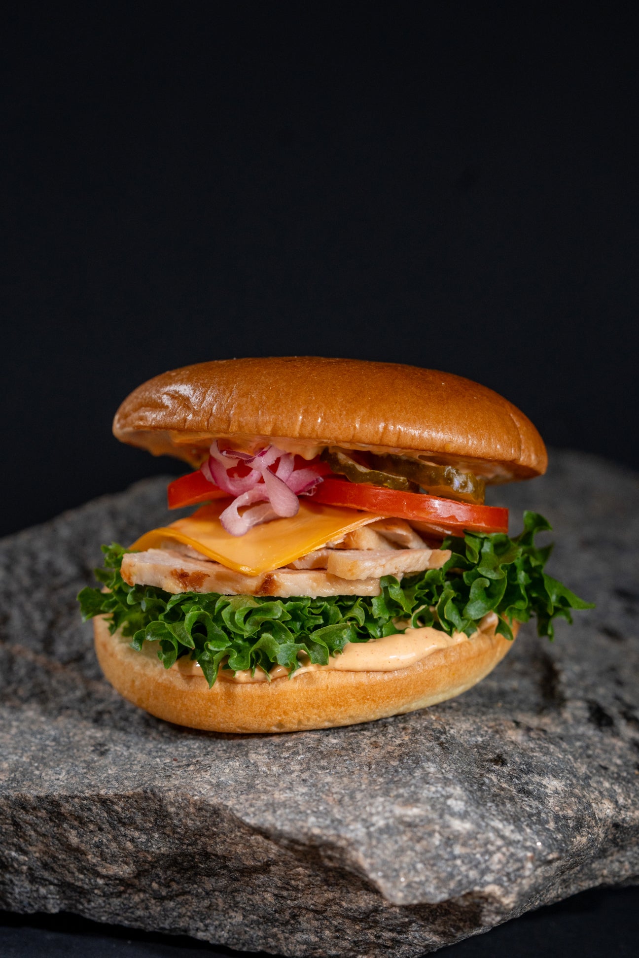 BBQ Kanaburger ateria