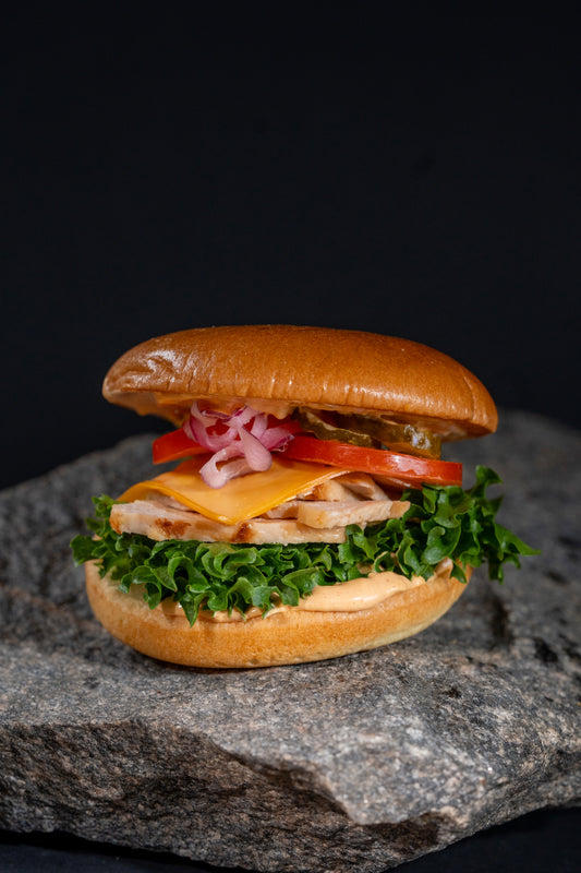 BBQ Kanaburger ateria