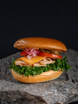 BBQ Kanaburger ateria