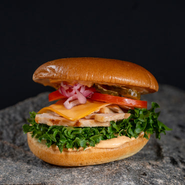 BBQ Kanaburger ateria