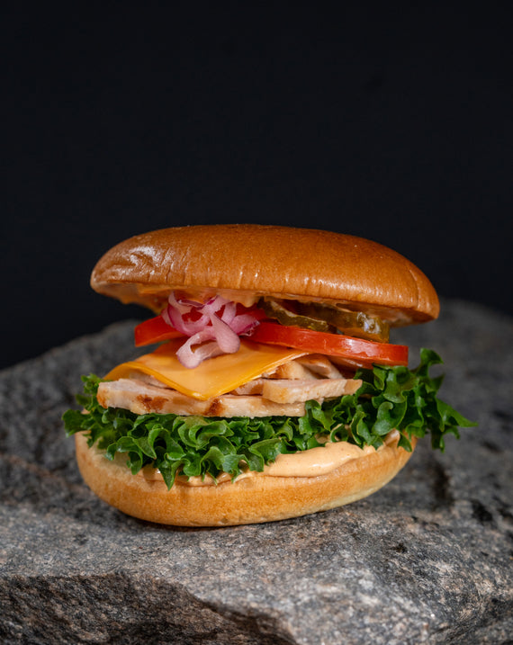 BBQ Kanaburger ateria