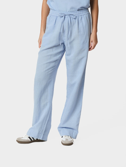 Neo Noir Sonar Linen Pants Light Blue