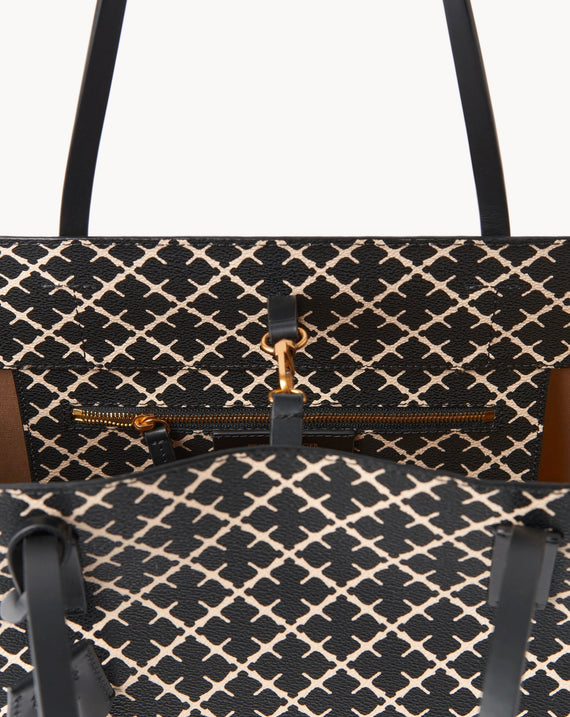 By Malene Birger Abigail Printed Tote Bag Black
