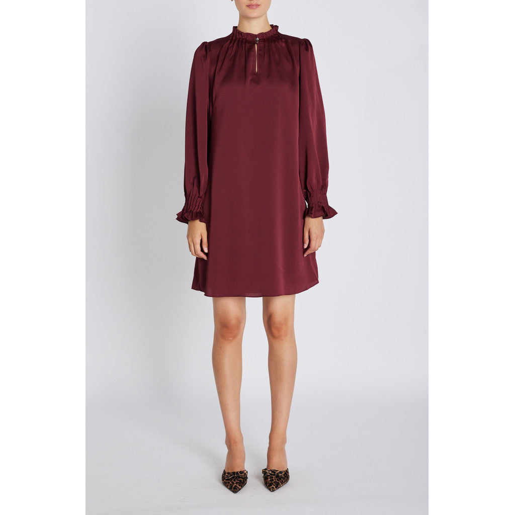 Bruuns Bazar Tarese Dress burgundy