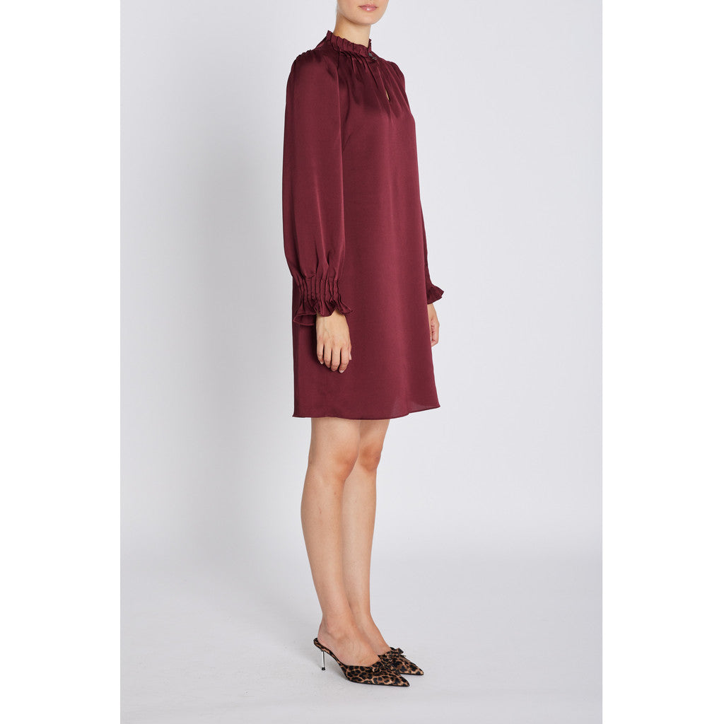 Bruuns Bazar Tarese Dress burgundy