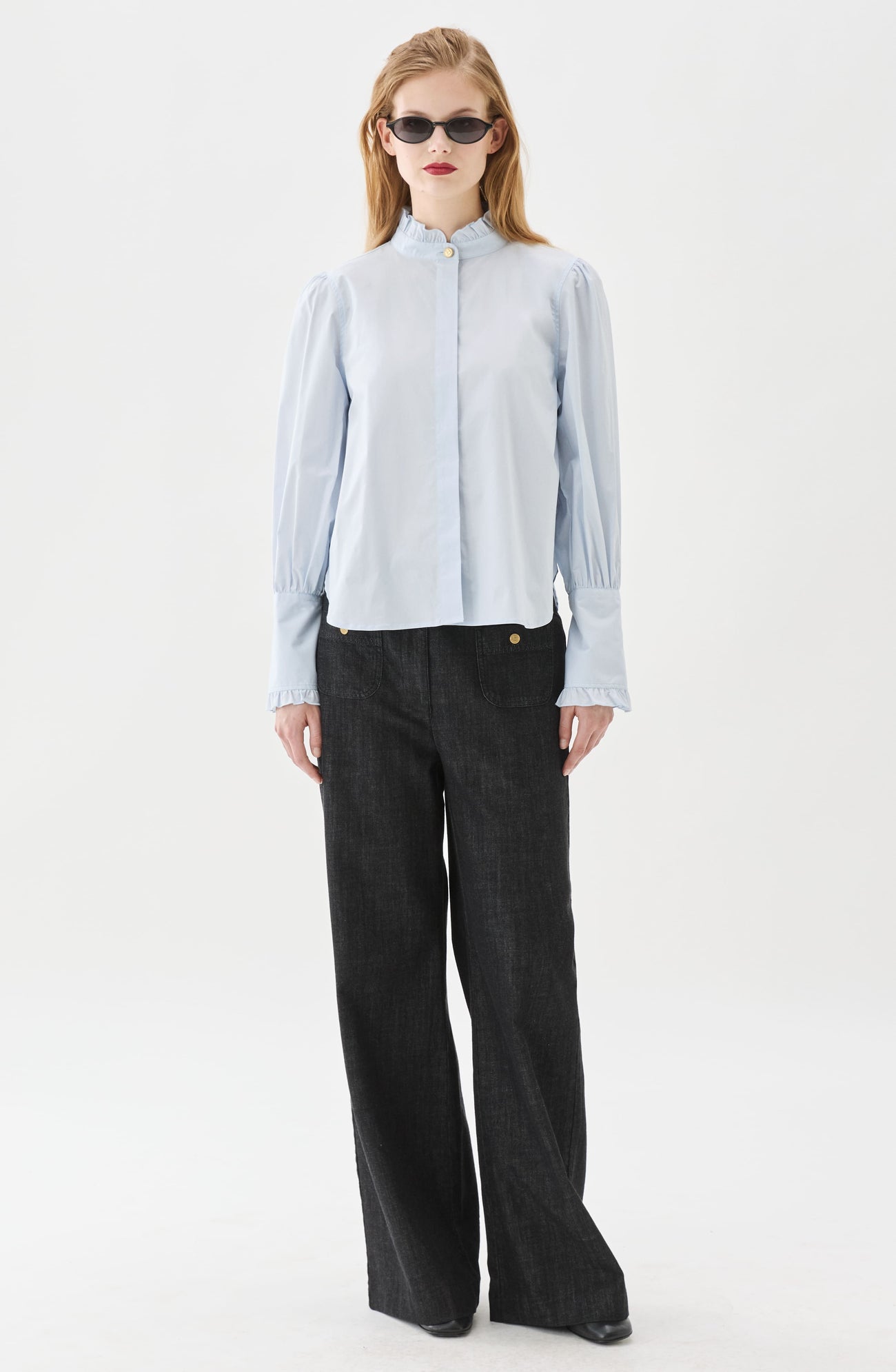 Busnel Maira Blouse Ice Blue