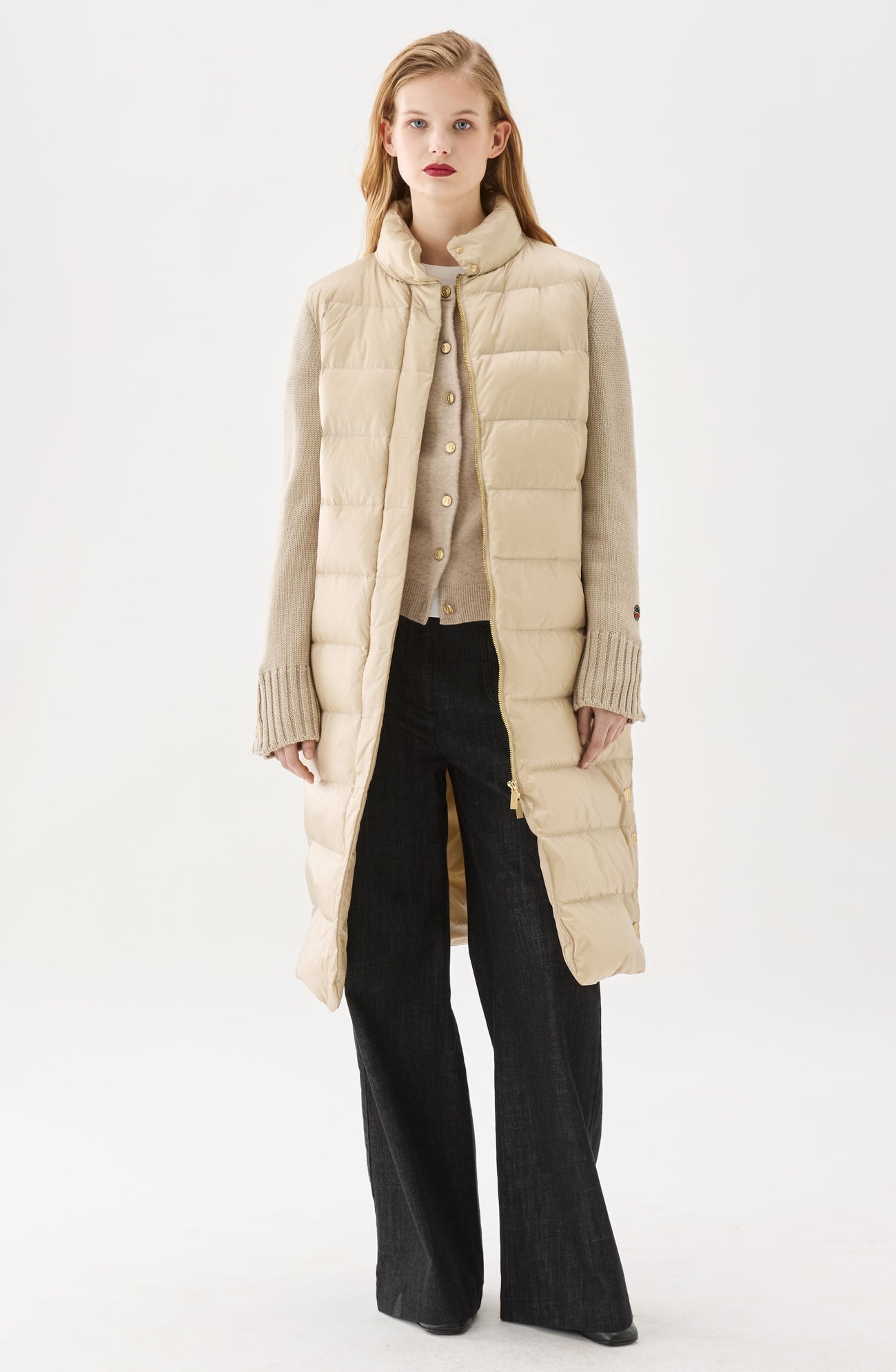 Busnel Celia Down Coat Light Beige