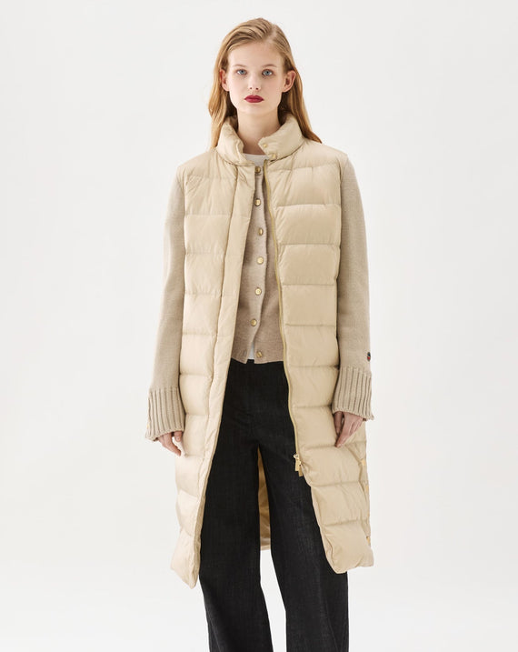 Busnel Celia Down Coat Light Beige