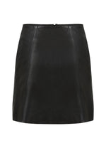 Lataa kuva Galleria-katseluun, Coster Copenhagen A-line Leather Skirt
