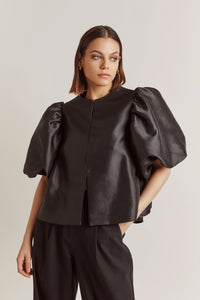 By Malina Cleo Blouse Black