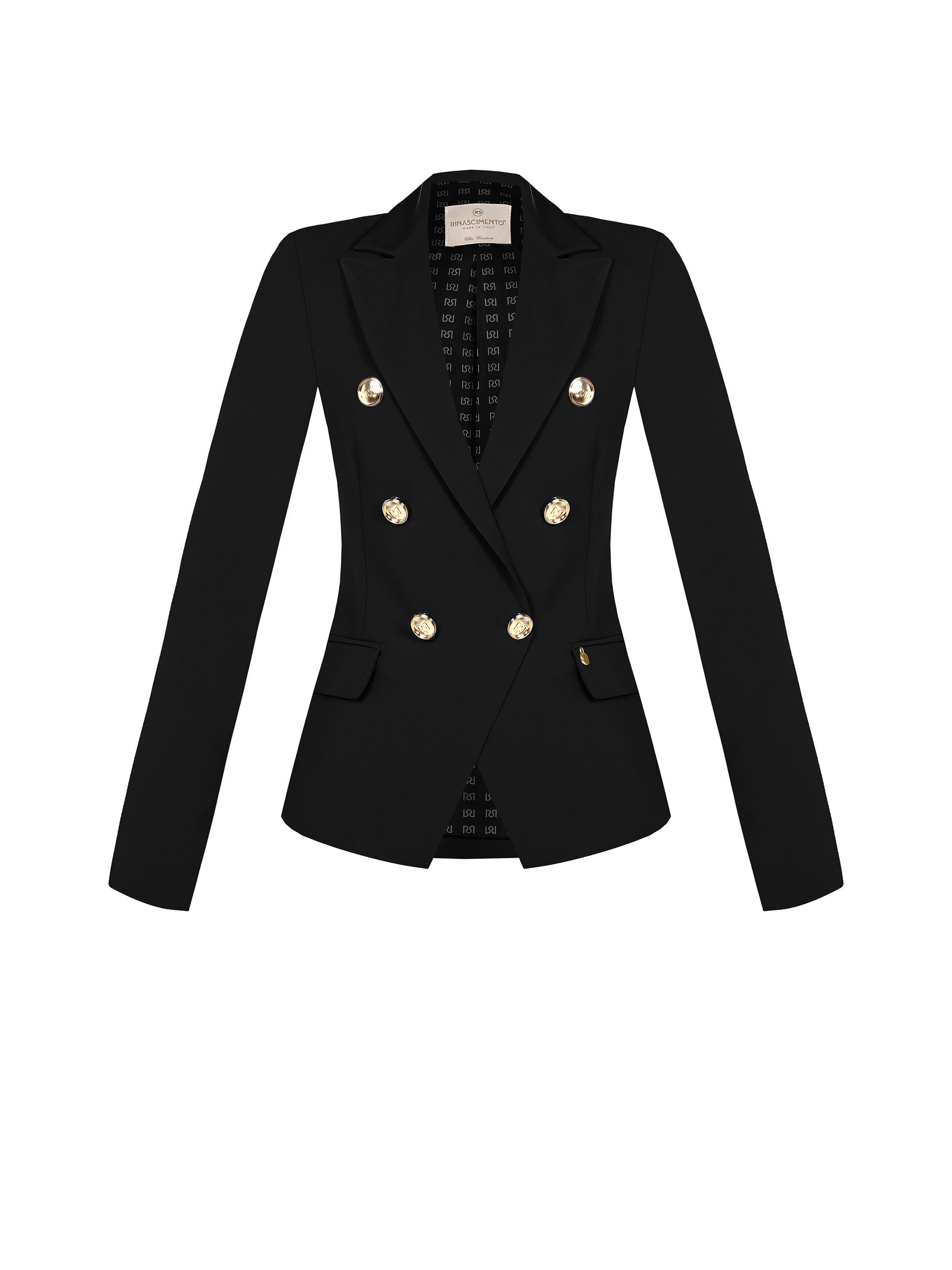 Rinascimento Blazer Black Recycled Polyester