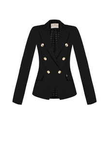 Rinascimento Blazer Black Recycled Polyester