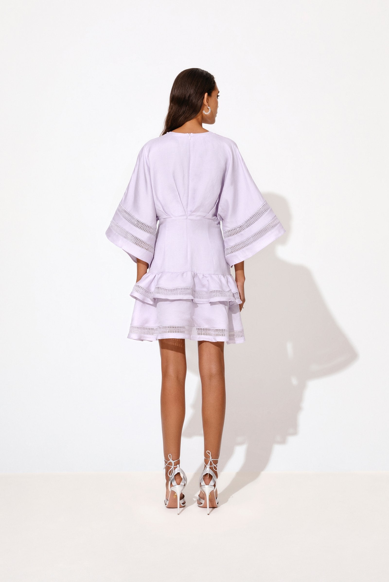 By Malina Embla Mini Dress Violet