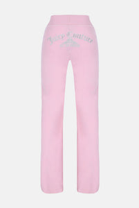 Juicy Couture Arched Metallic Layla Pant Cherry Blossom