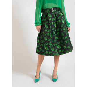 Coster Copenhagen Jaquard Skirt wth belt