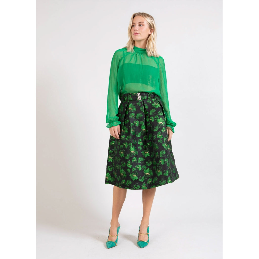 Coster Copenhagen Jaquard Skirt wth belt