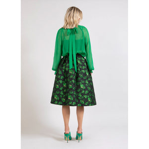 Coster Copenhagen Jaquard Skirt wth belt