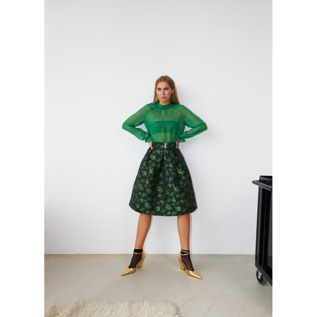 Coster Copenhagen Jaquard Skirt wth belt