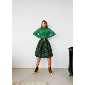 Coster Copenhagen Jaquard Skirt wth belt