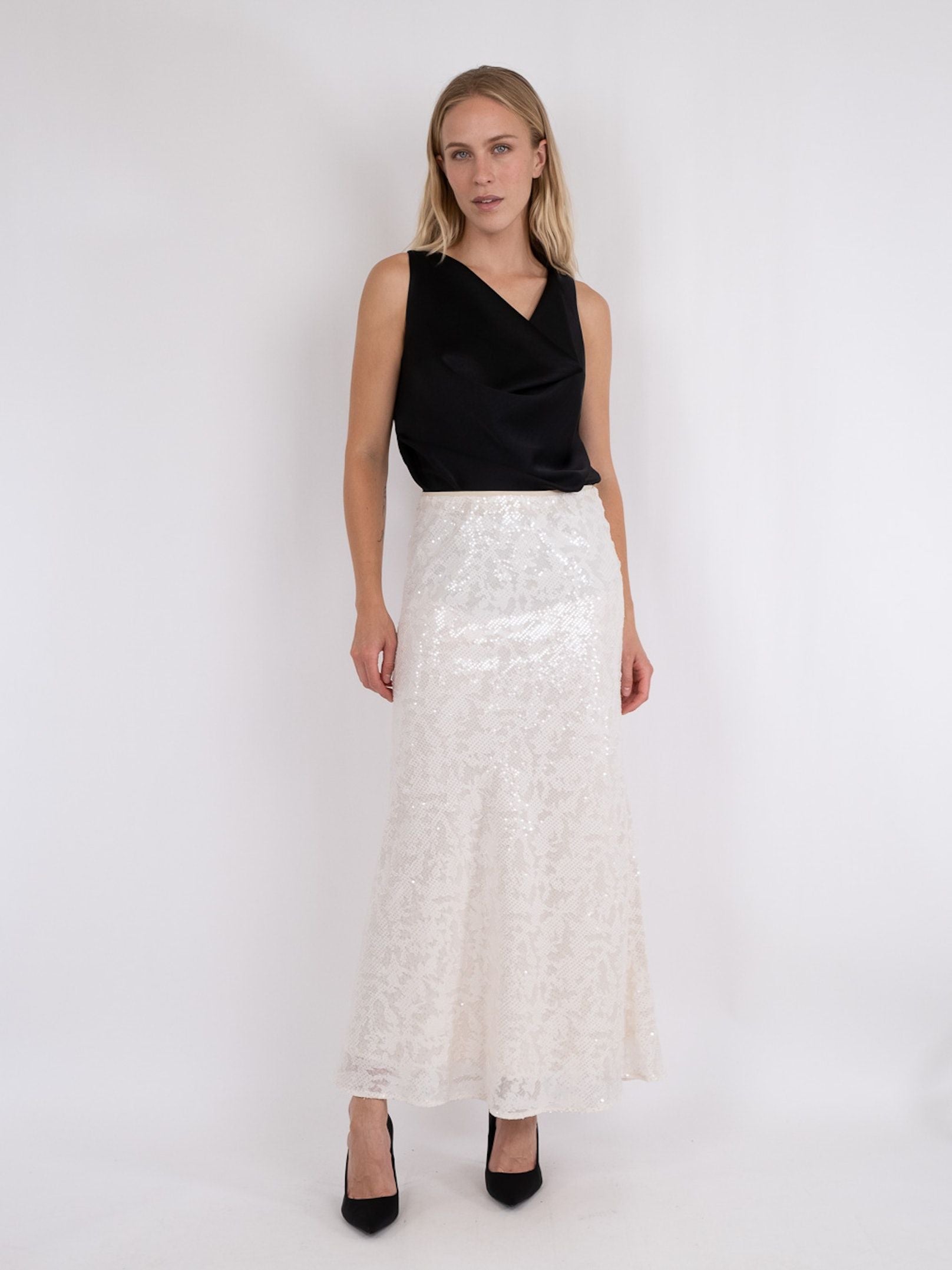 Neo Noir  Vicky Sequins Skirt