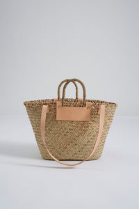 Malina Willow Straw Bag Beige