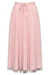 A-View Tulle Skirt Pale Rose