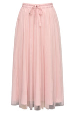 Lataa kuva Galleria-katseluun, A-View Tulle Skirt Pale Rose
