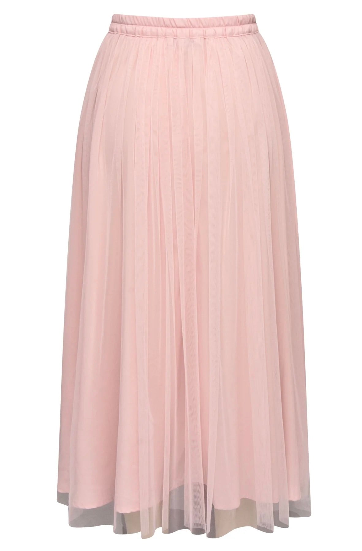 A-View Tulle Skirt Pale Rose