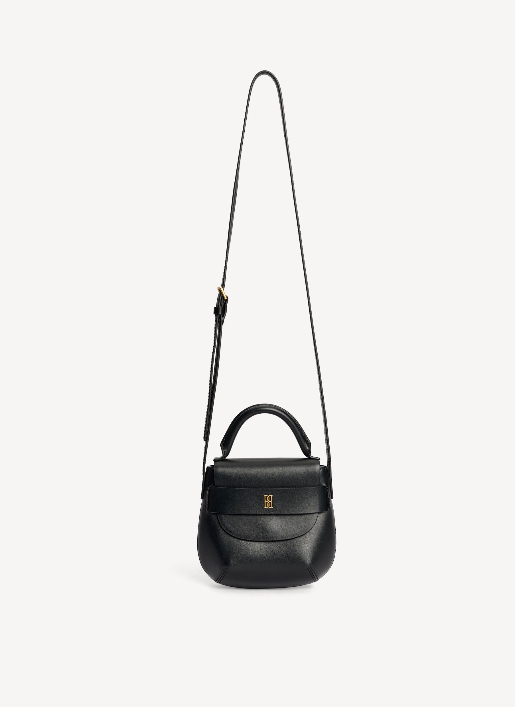 By Malene Birger Meela Leather Shoulder Bag Black