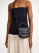 Lataa kuva Galleria-katseluun, By Malene Birger Meela Leather Shoulder Bag Black
