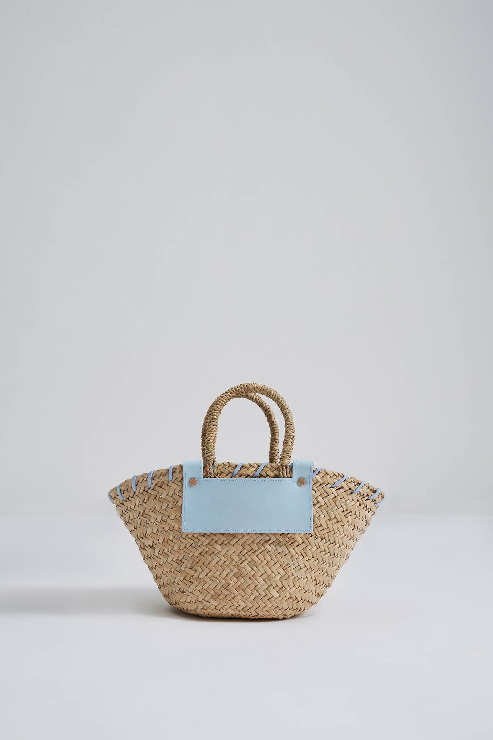 Malina Niki Straw Bag Pastel Blue