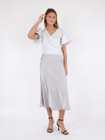 Lataa kuva Galleria-katseluun, Neo Noir Bovary Skirt Silver
